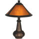 Evelyn 16 inch 60.00 watt Antique Bronze Table Lamp Portable Light