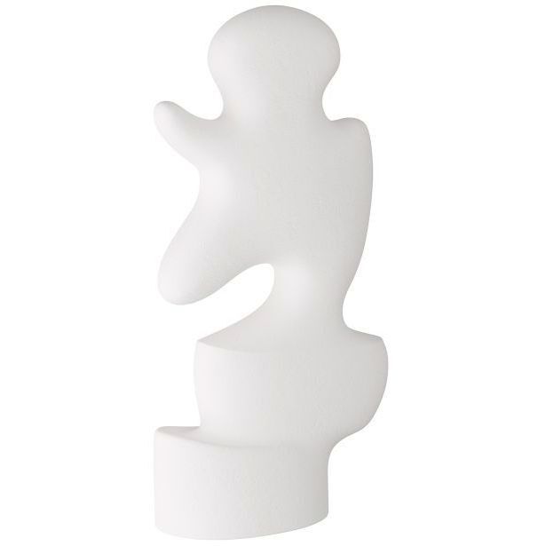 Mello Matte White Plaster Sculpture