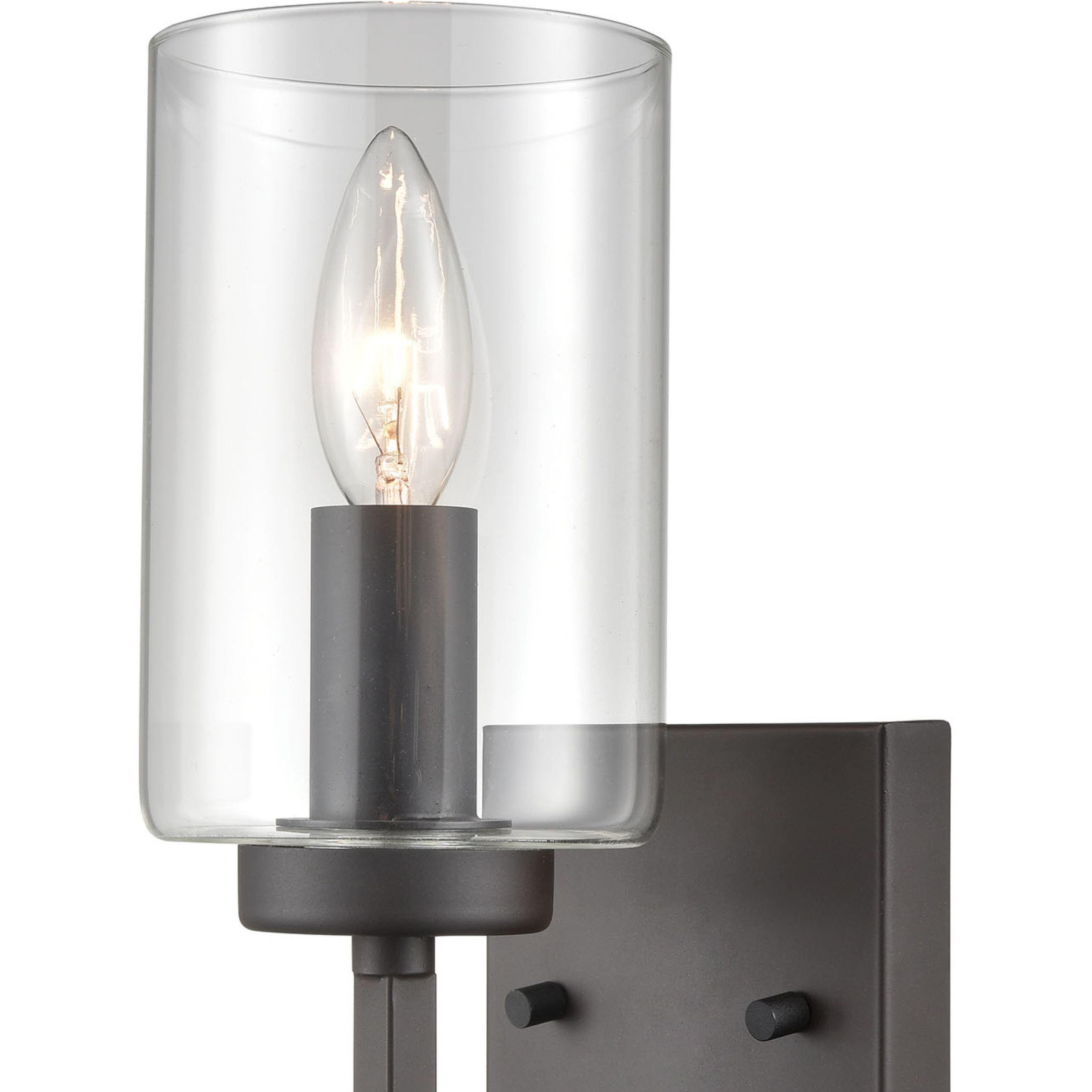 West End 1 Light 4.25 inch Oil Rubbed Bronze Sconce Wall Light