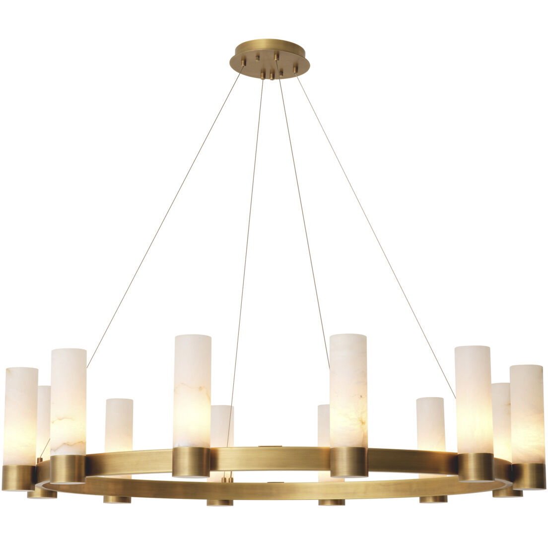 Castro 12 Light 53.54 inch Antique Brass with Alabaster Chandelier Ceiling Light