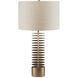 Walwyn 33.25 inch 150 watt Antique Brass Table Lamp Portable Light
