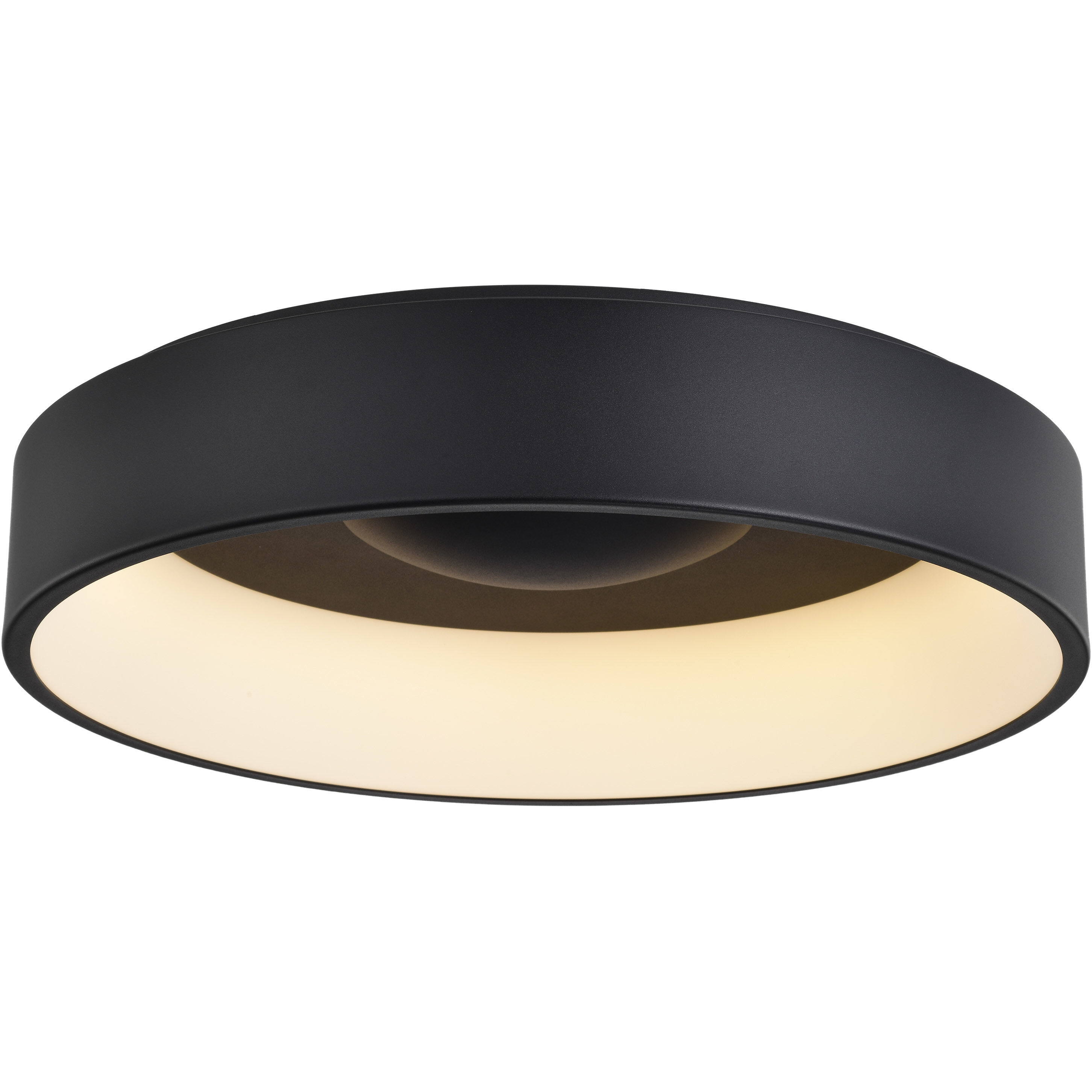 Orbit LED 23 inch Black Flush Mount Ceiling Light