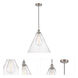 Edison Cone 1 Light 16 inch Brushed Satin Nickel Pendant Ceiling Light