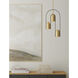 Cane 3 Light 4.25 inch Legacy Brass and Sand Coal Pendant Ceiling Light
