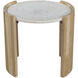 Dala 20 X 18.5 inch White Side Table