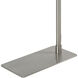 Karima 44.5 inch 40.00 watt Plated  Satin Nickel Floor Lamp Portable Light