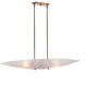 Frost 2 Light 47 inch Metal/Glass Chandelier Ceiling Light