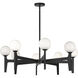 Scriben LED 36 inch Matte Black Pendant Ceiling Light
