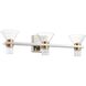 Blake LED 25.5 inch Polished Nickel and Champagne Gold Vanity Light Wall Light