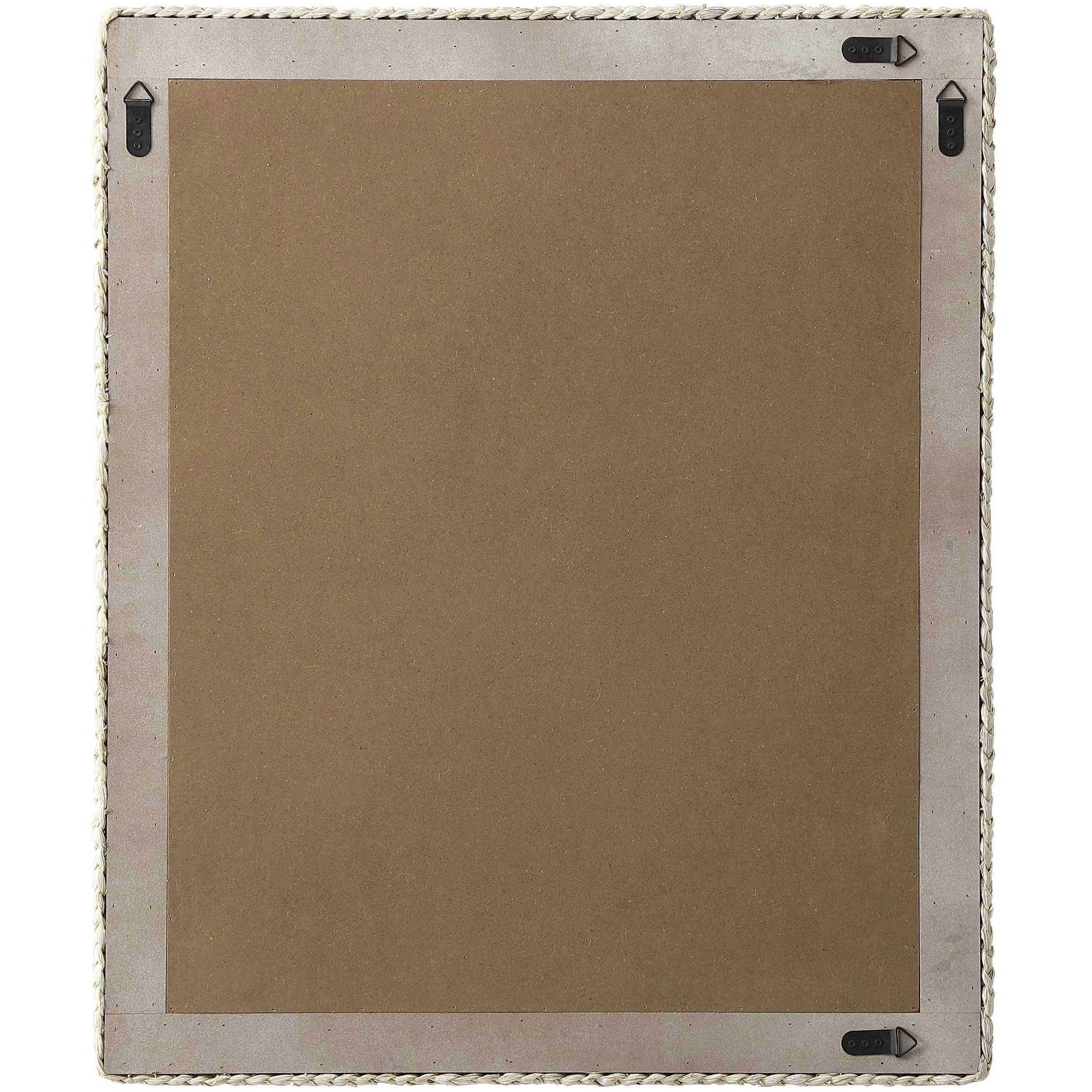 Marlowe 36 X 30 inch Linen White Mirror