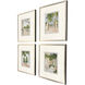 Garden Retreat I Green and Brown and Pink and White Framed Art, The Studio