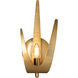 Caribou 1 Light 7.8 inch Modern Brass Wall Sconce Wall Light