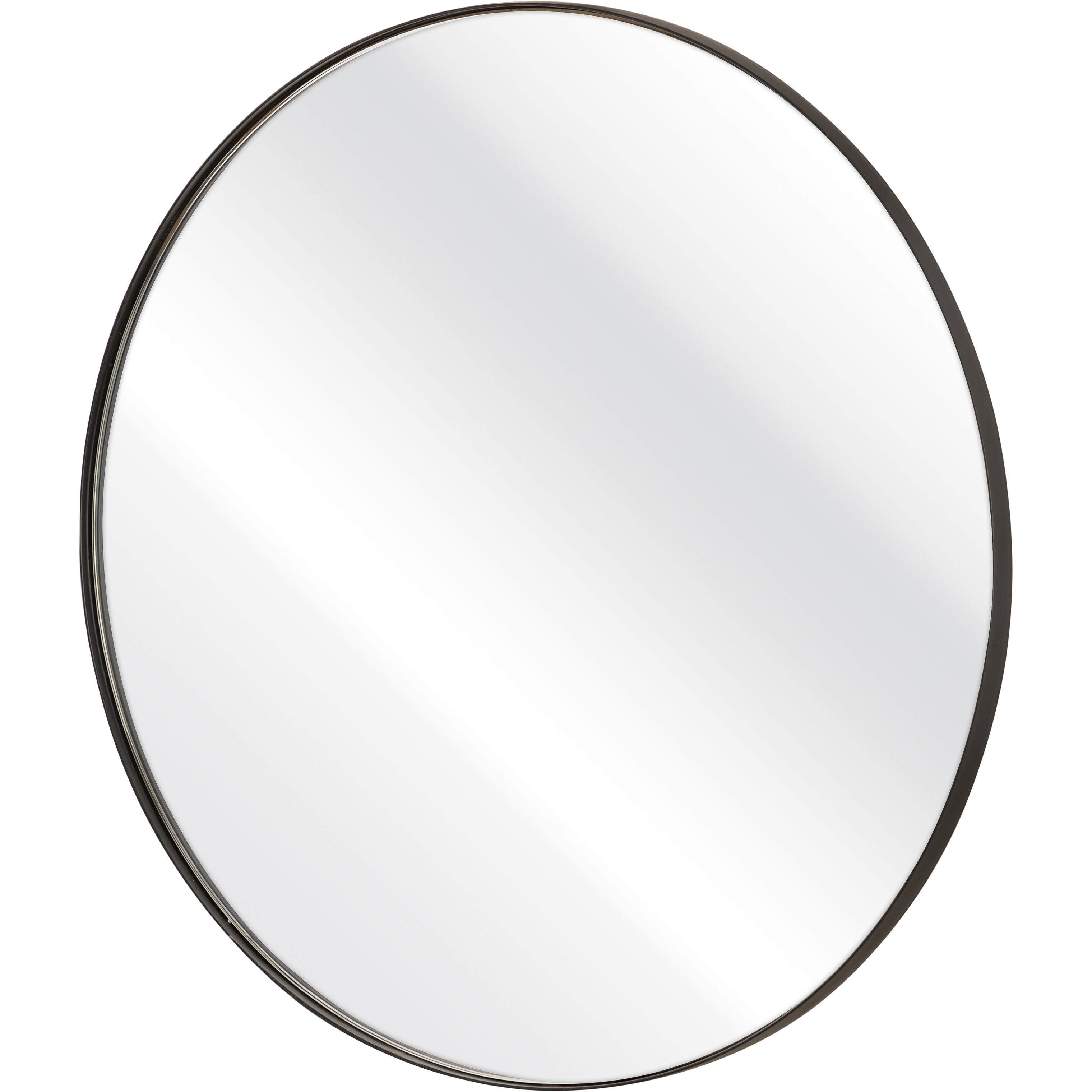 Beni 24 X 24 inch Black Wall Mirror