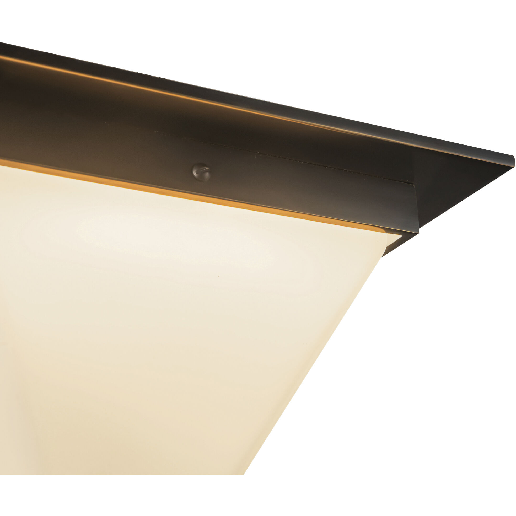Mineral 1 Light 11.13 inch Urban Bronze and Matte Opal Glass Flush Mount Ceiling Light in Opal Glass Shade
