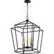 Monument 5 Light 18 inch Noir Foyer Pendant Ceiling Light