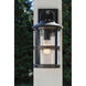Estate Series Lakehouse Outdoor Wall Mount Lantern in Aged Zinc, Non-LED