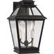 C&M by Chapman & Myers Falmouth 2 Light 13.75 inch Dark Weathered Zinc Outdoor Wall Lantern