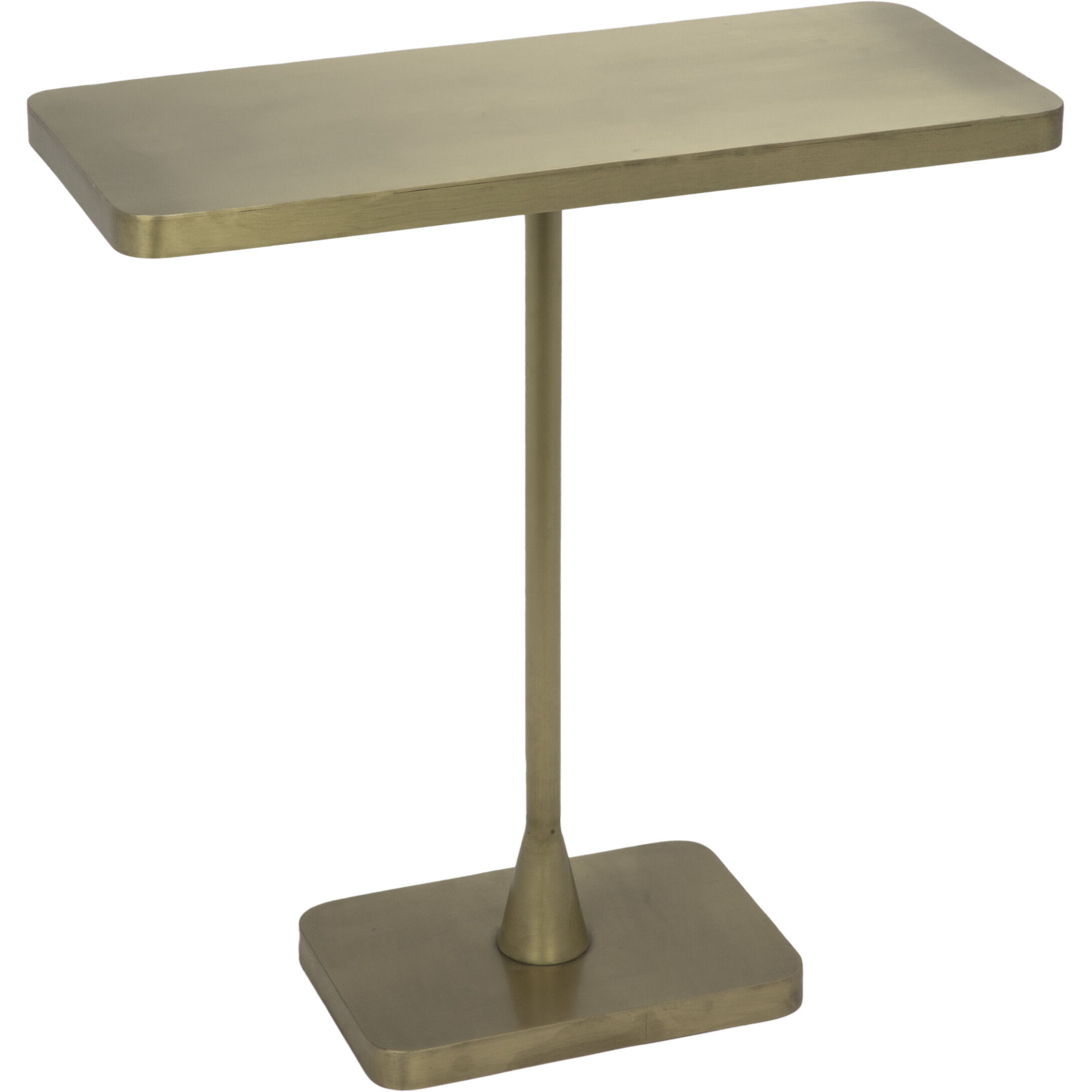 Hild 25 X 24.5 inch Antique Brass Side Table