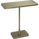 Hild 25 X 24.5 inch Antique Brass Side Table