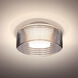Belu LED 7.88 inch Black Flush Mount Ceiling Light