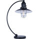 Cavea 26 inch 60.00 watt Matte Black Outdoor Table Lamp