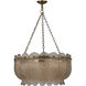 Camellia 6 Light 28 inch Winter Brass Pendant Ceiling Light