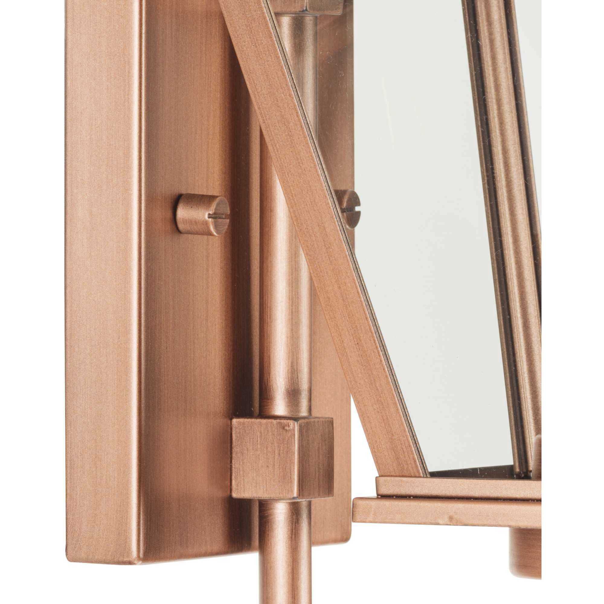 Bradshaw 1 Light 18.12 inch Antique Copper Outdoor Wall Lantern, Design Series