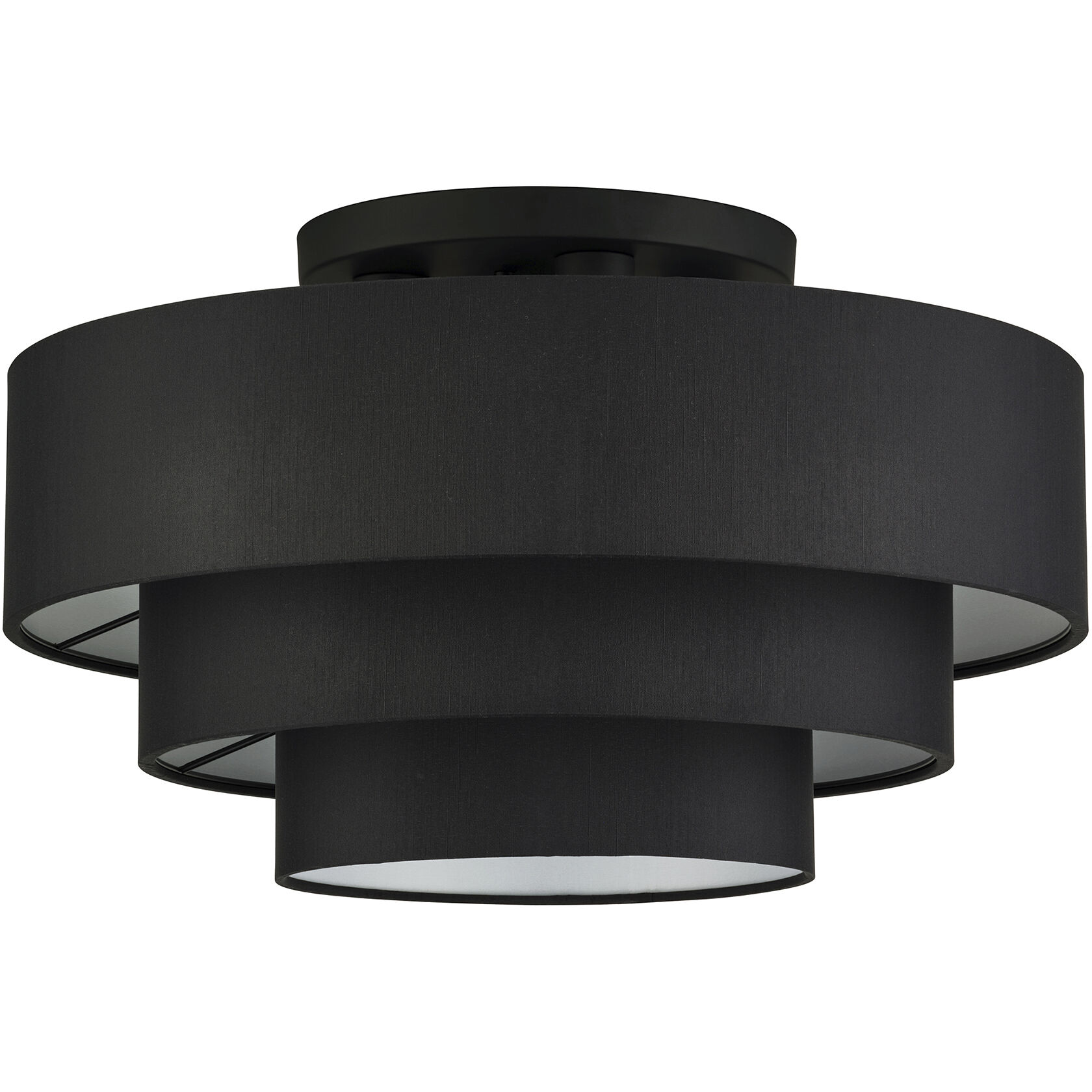 Bainbridge 4 Light 21 inch Black Semi Flush Mount Ceiling Light, Extra Large