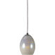 Signature 1 Light 6 inch Brushed Steel Pendant Set Ceiling Light