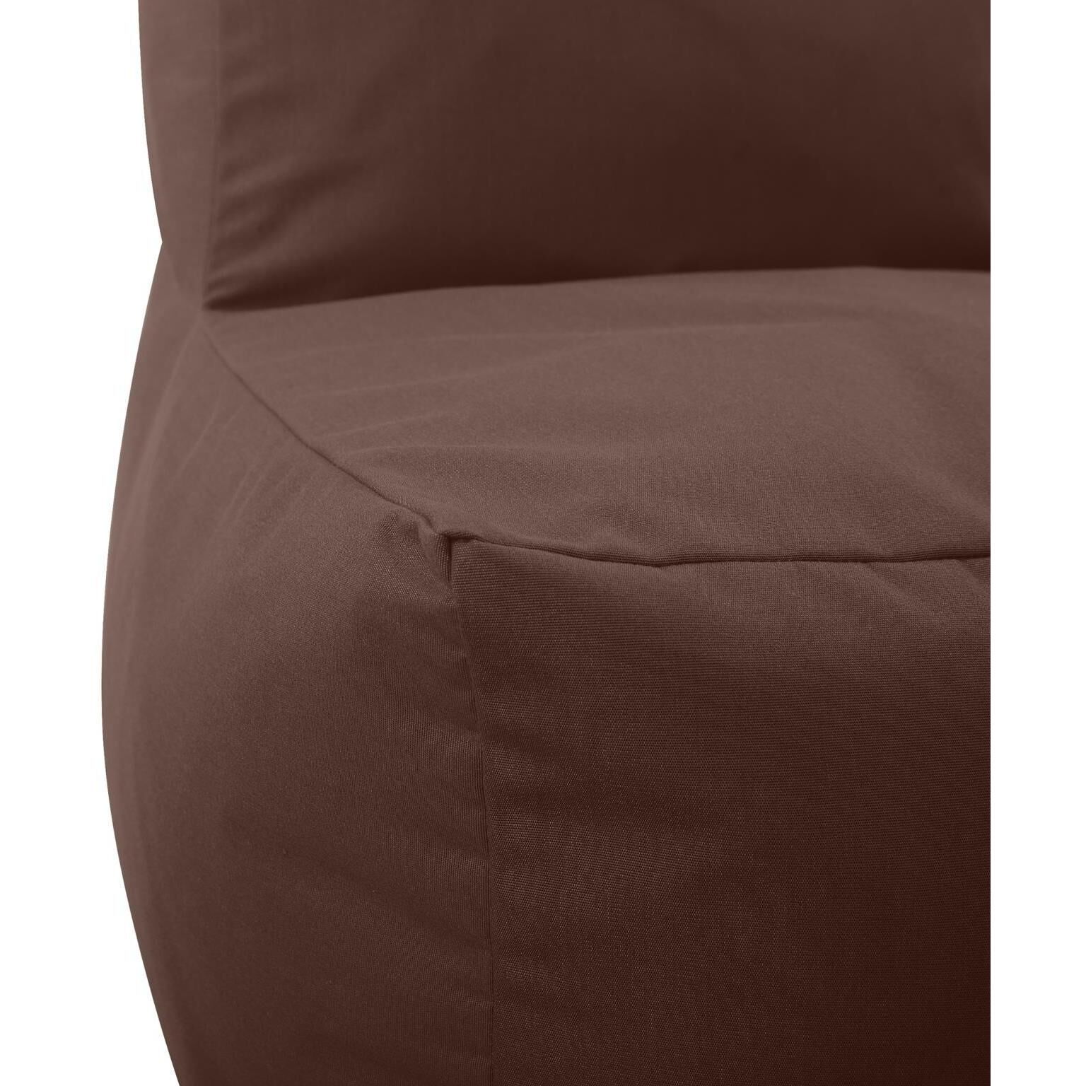 Seascape Chocolate Outdoor Pouf Chair