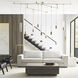 Sean Lavin Captra 1 Light 12 Aged Brass Low-Voltage Pendant Ceiling Light in MonoRail, LED 90 CRI 3000K