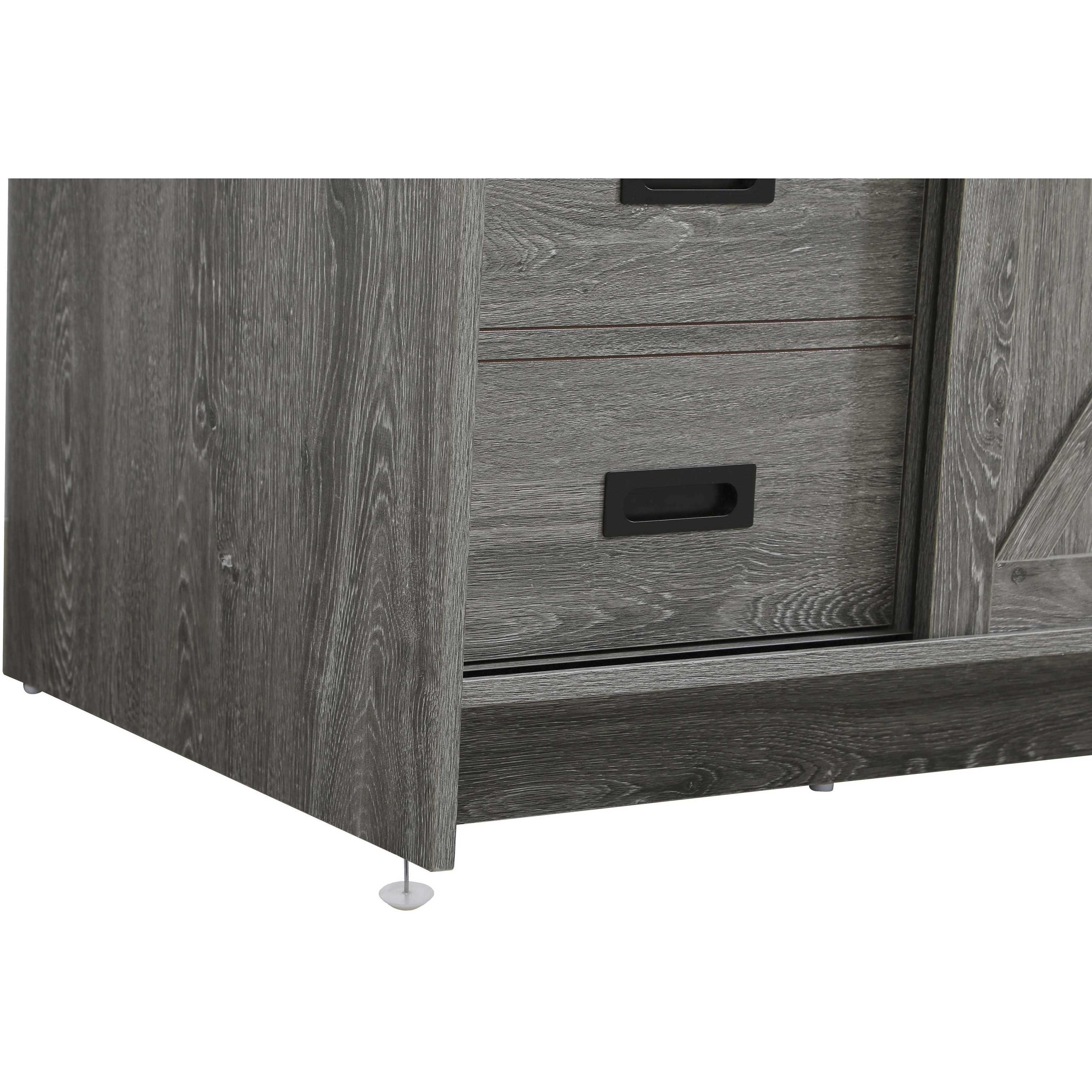 Austin 54 X 34 inch Rustic Grey Bathroom Vanity Cabinet