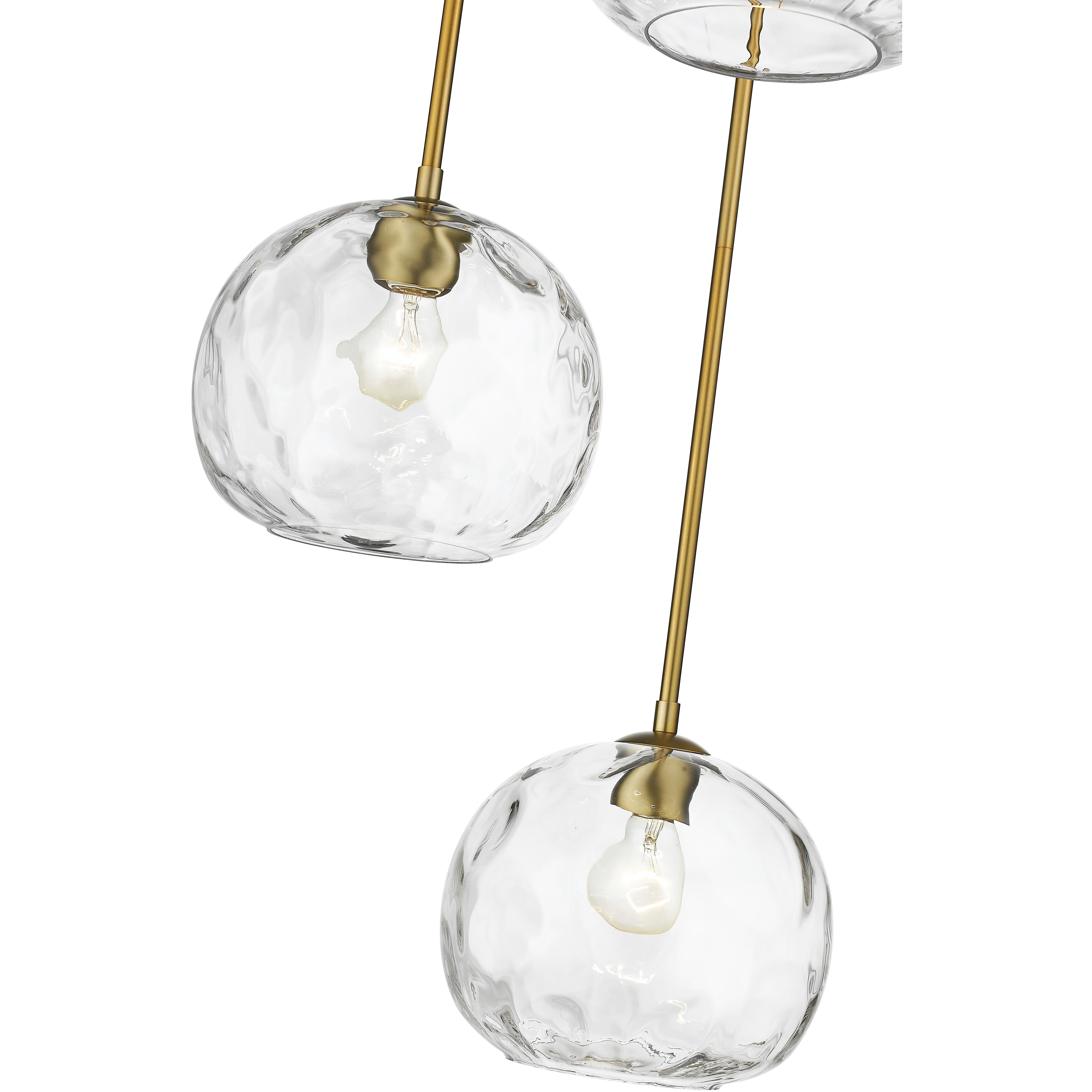 Chloe 3 Light 20 inch Olde Brass Chandelier Ceiling Light