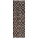 Laural 96 X 30 inch Black/Khaki/Cream Rugs, Jute