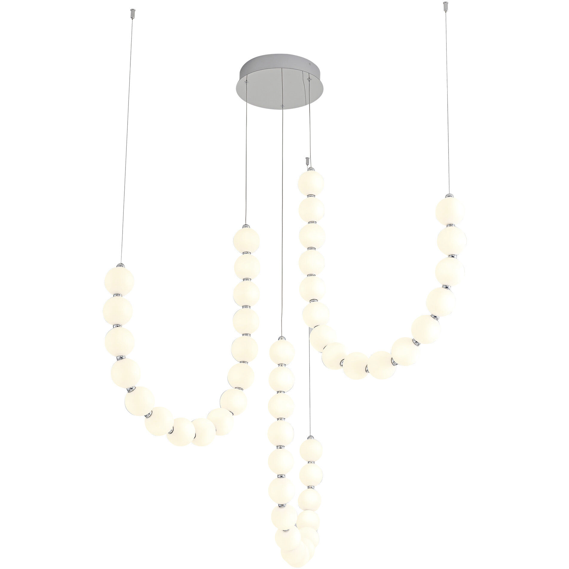 Akoya 11.13 inch Chrome Chandelier Ceiling Light