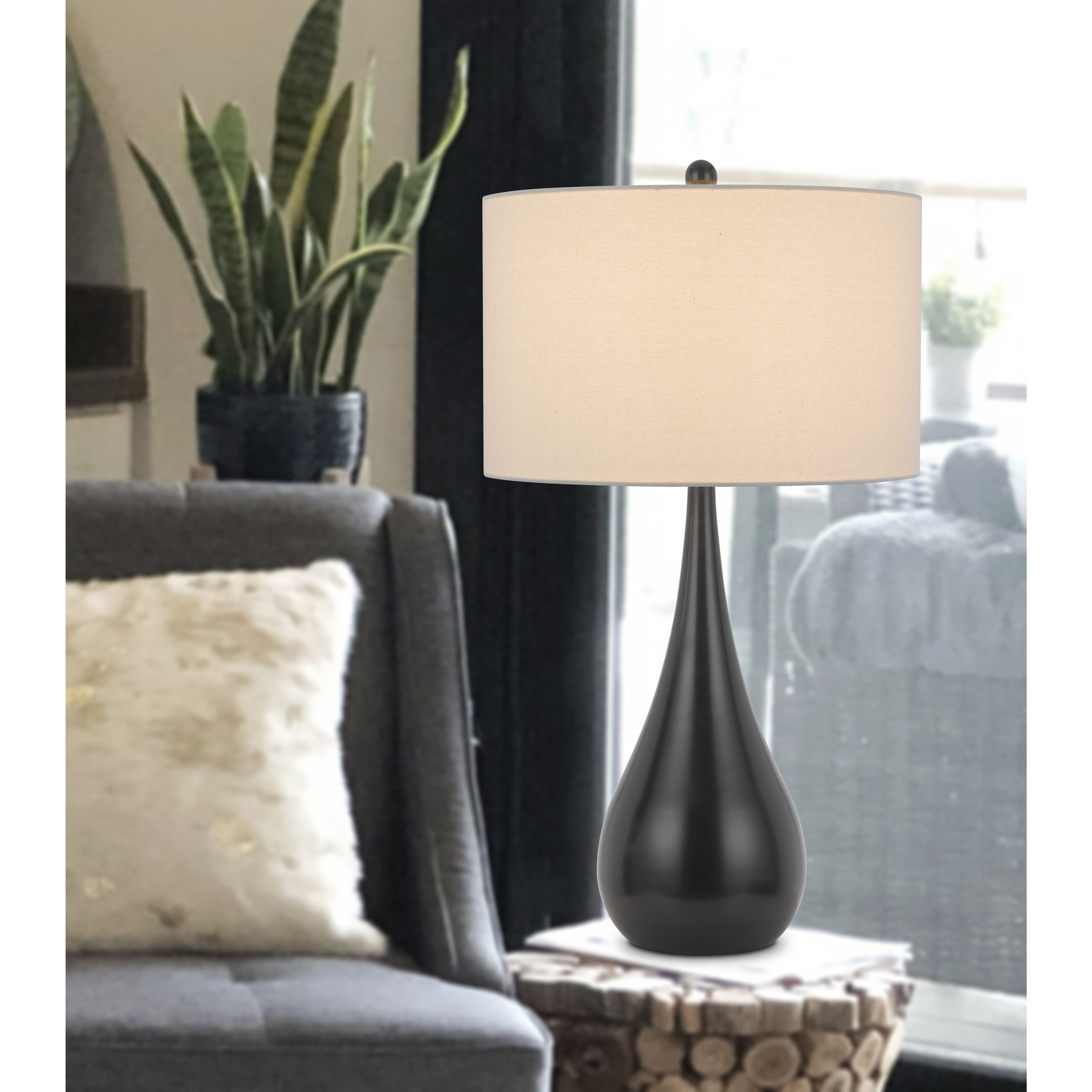 Diego 28.75 inch 150.00 watt Dark Bronze Table Lamp Set Portable Light