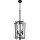 Hammond 4 Light 14 inch Noir Entry Ceiling Light