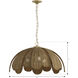 Covea 3 Light 30 inch Legacy Brass Pendant Ceiling Light