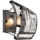 Bella Collina 2 Light 36 inch Coal Bath Vanity Wall Light