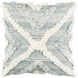 Baracoa 18 inch Ice Blue Pillow Kit in 18 x 18, Square