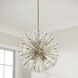 Emelie 8 Light 18 inch Matte Brass Pendant Ceiling Light