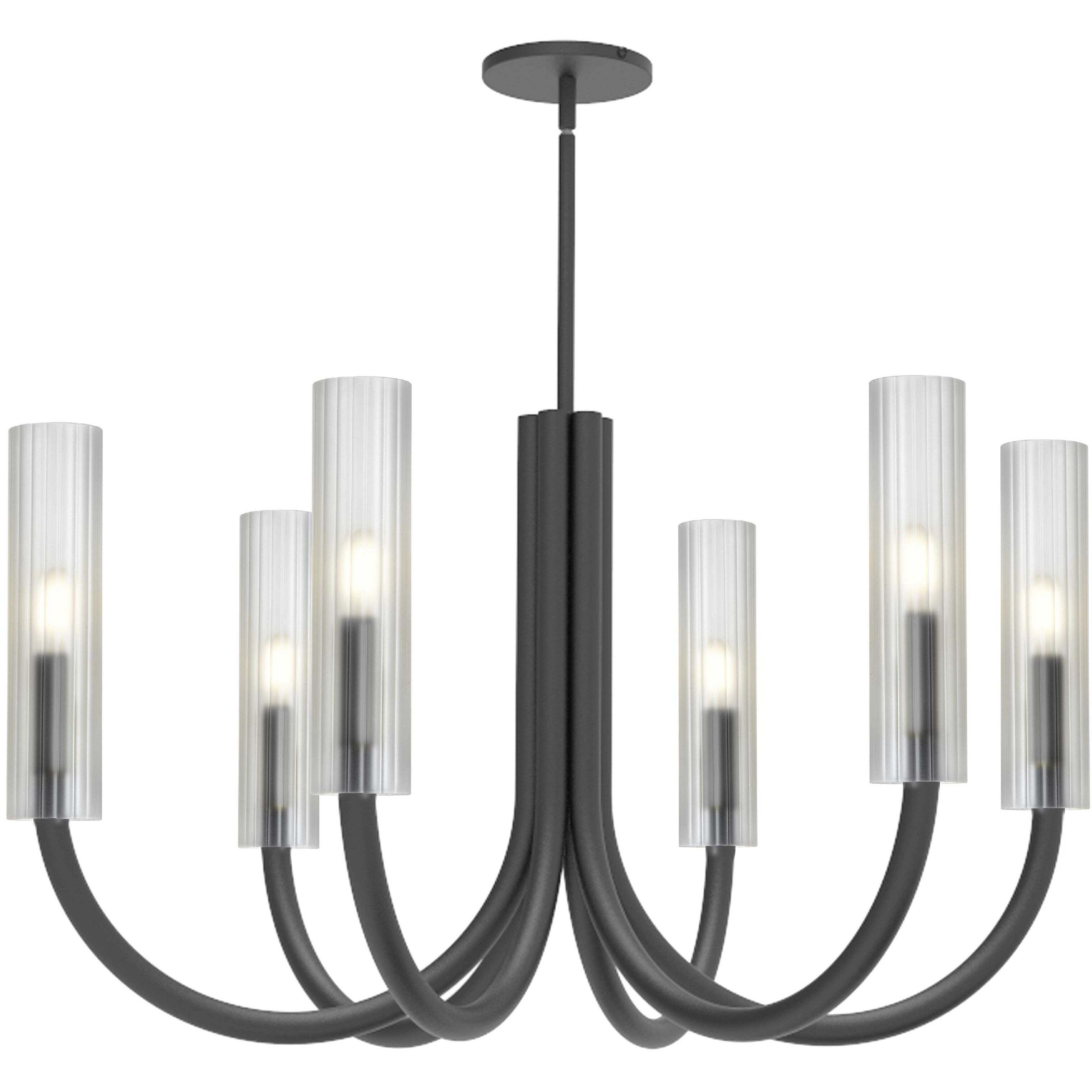 Wand 6 Light 30.50 inch Chandelier