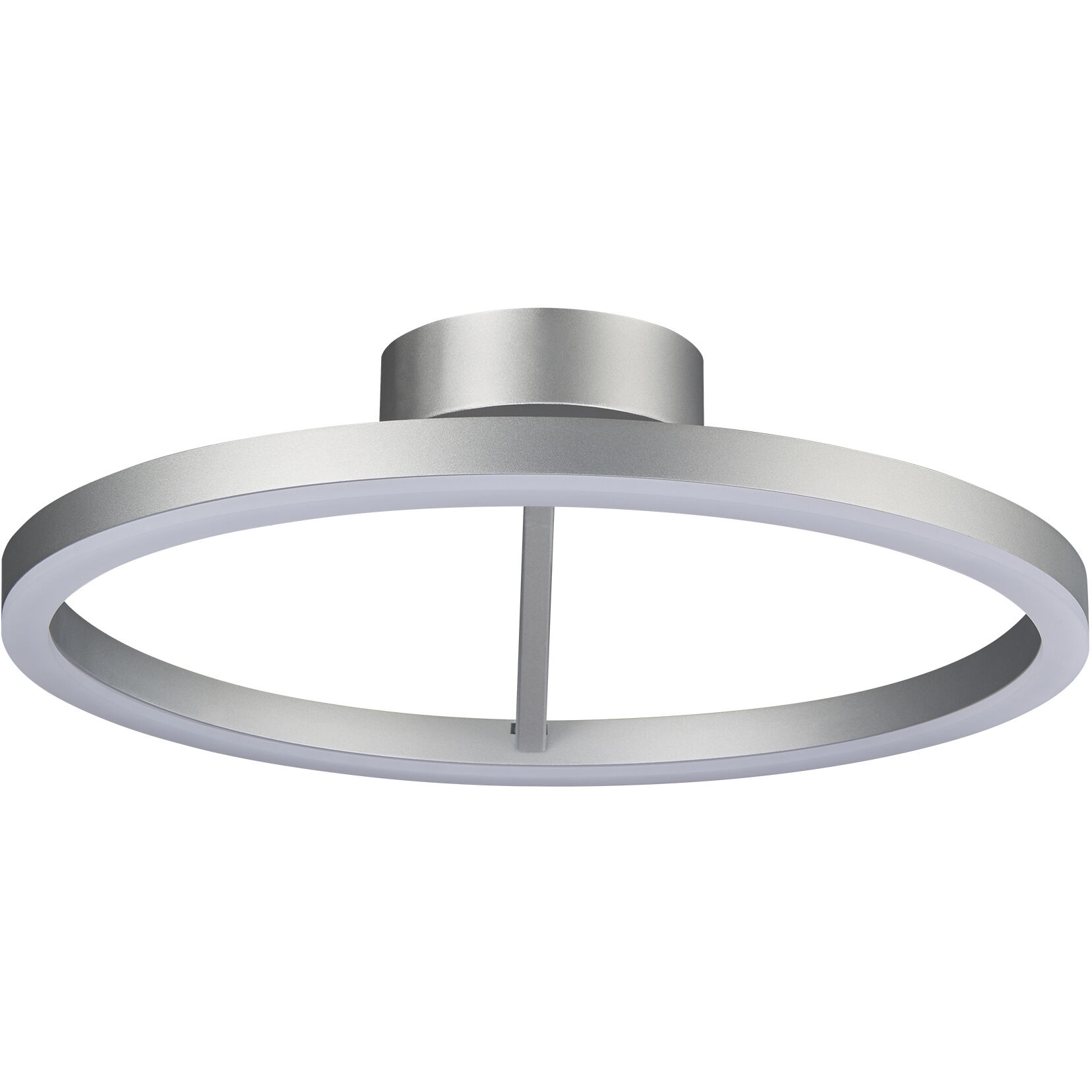 Zuben 19.75 inch Silver Semi-Flush Ceiling Light