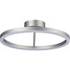 Zuben 19.75 inch Silver Semi-Flush Ceiling Light