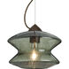 Zen 1 Light Bronze Cable Pendant Ceiling Light