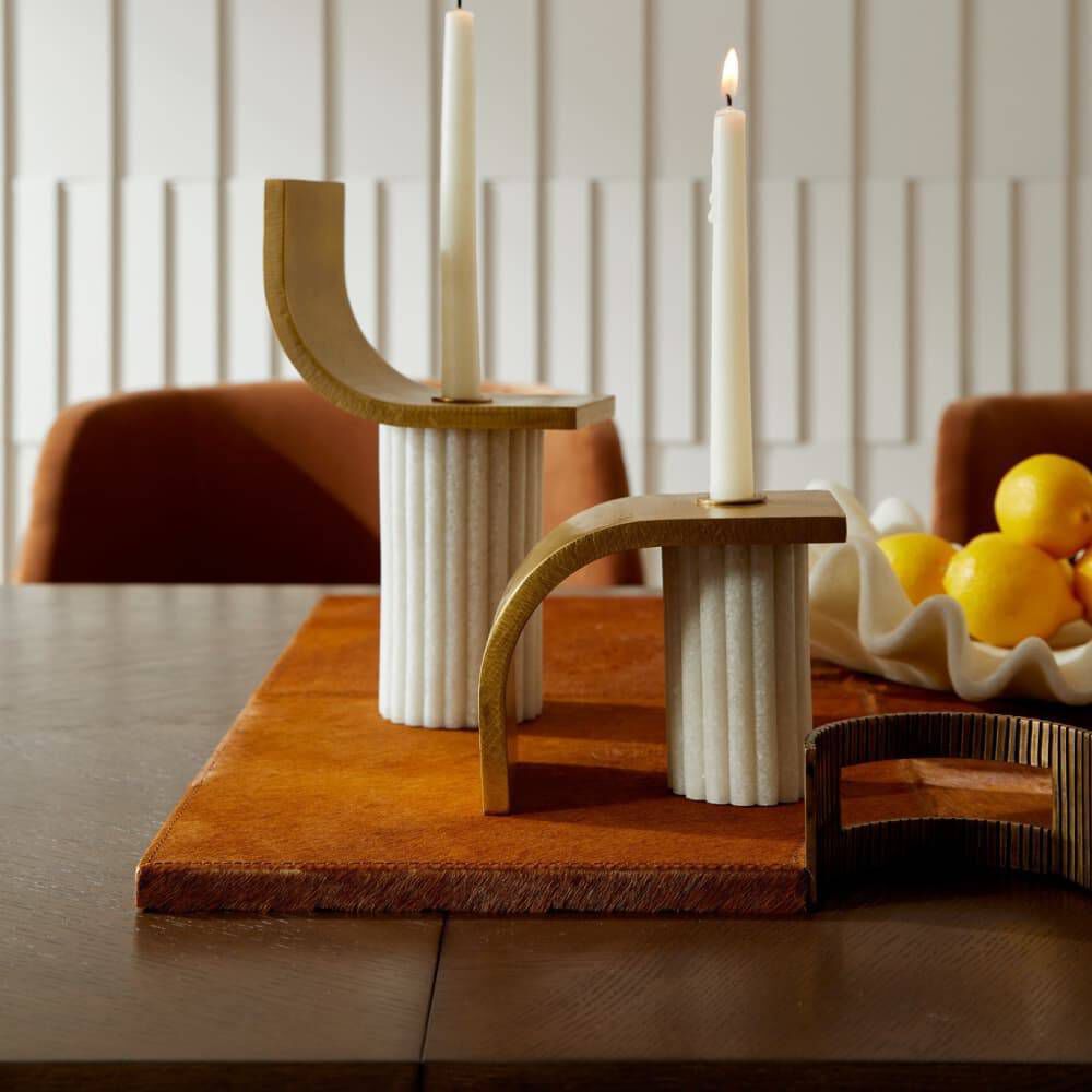 Jones Brown and Antique Brass Tray