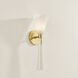Amara 1 Light 5.25 inch Aged Brass Wall Sconce Wall Light
