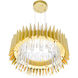 Cityscape 12 Light 20 inch Satin Gold Chandelier Ceiling Light