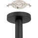 Courtney LED 12 inch Textured Black Convertible Pendant Ceiling Light