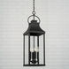 Bradford 4 Light 9 inch Black Outdoor Hanging Lantern